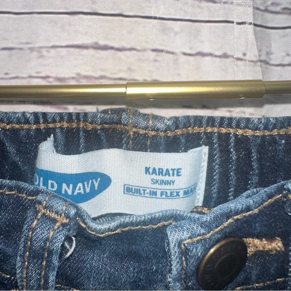 Old Navy Karate Skinny Blue Denim Jeans Size 12-18 Months